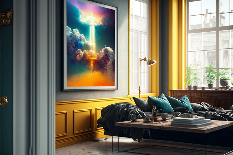 Spirituelles Poster von ''World of Colors'' An Artistic Behavior religiöses Poster von Marcus Wandbild Bibelvers Poster Wandkunst Bild 9