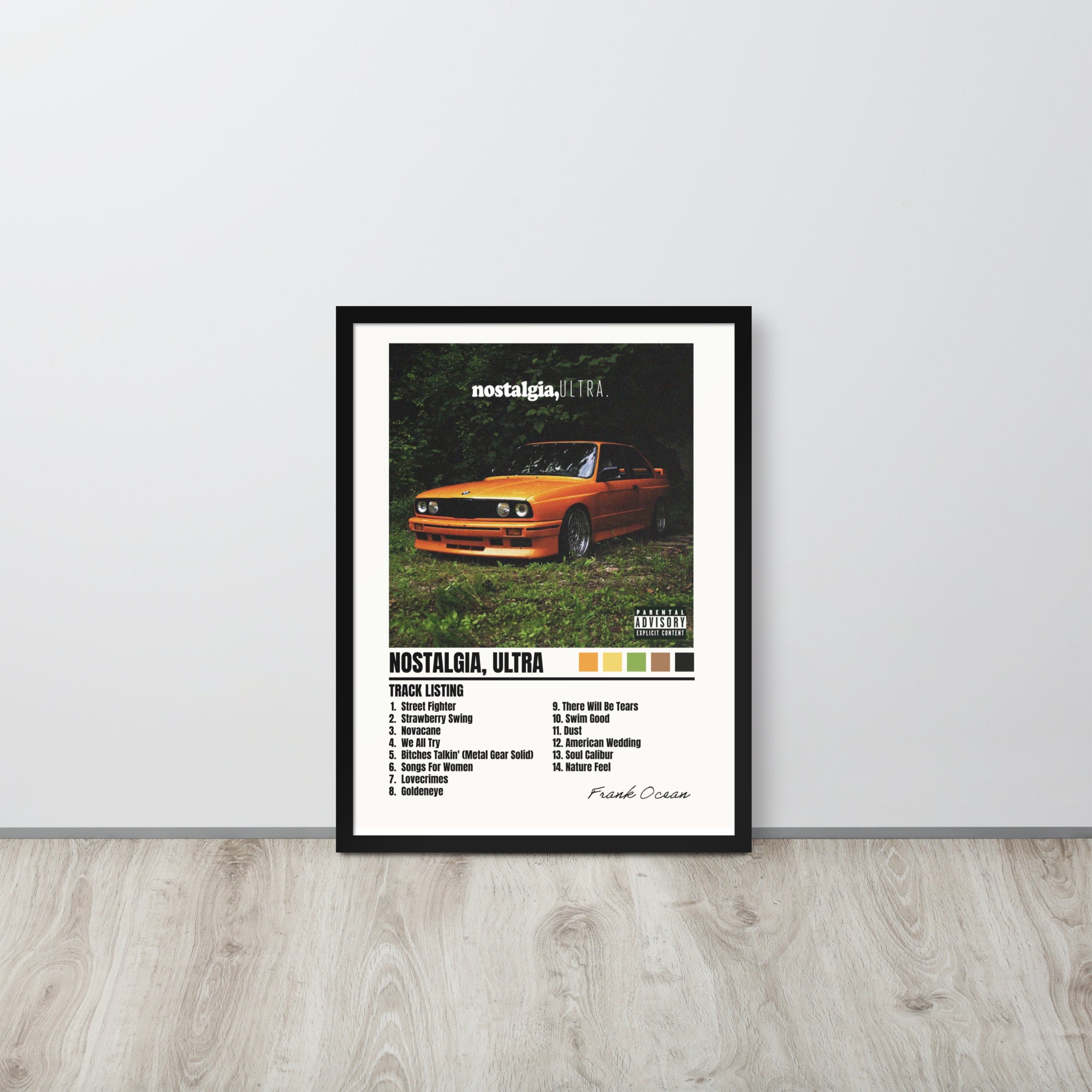 Frank Ocean Nostalgia,ultra Poster, Music, Trendy Wall Art