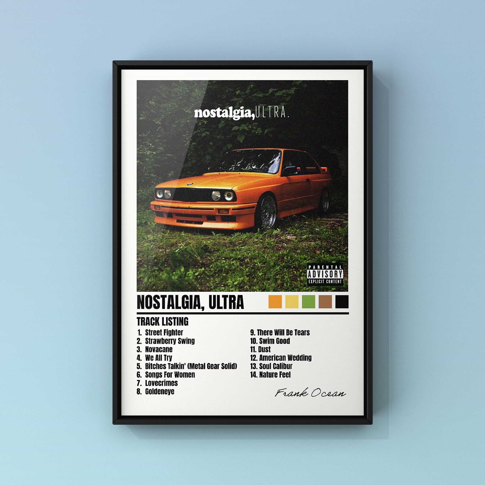 SET OF 3: Frank Ocean Nostalgia,ultra/blond (blonde)/channel