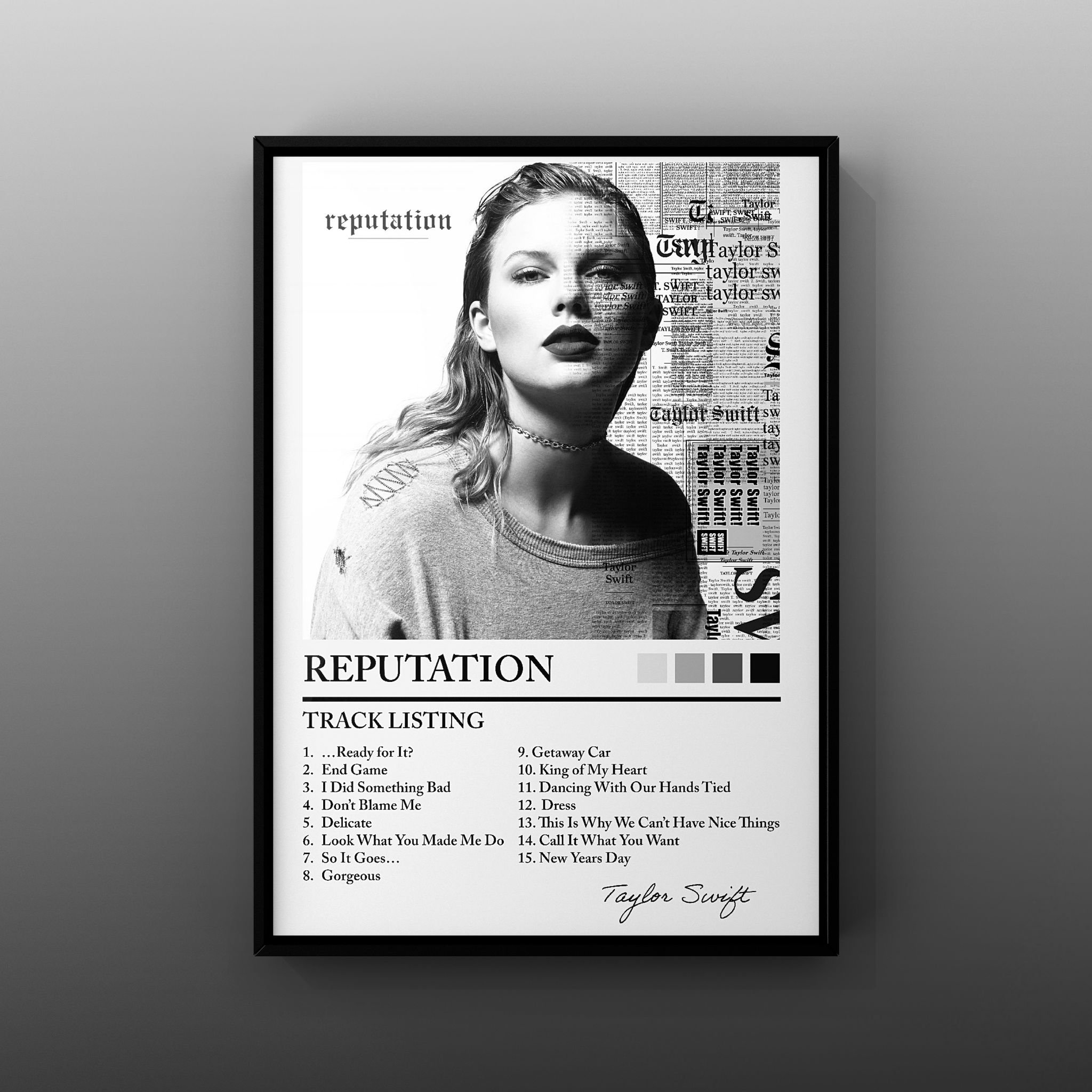 Taylor Swift Reputation ジクレー ポスター