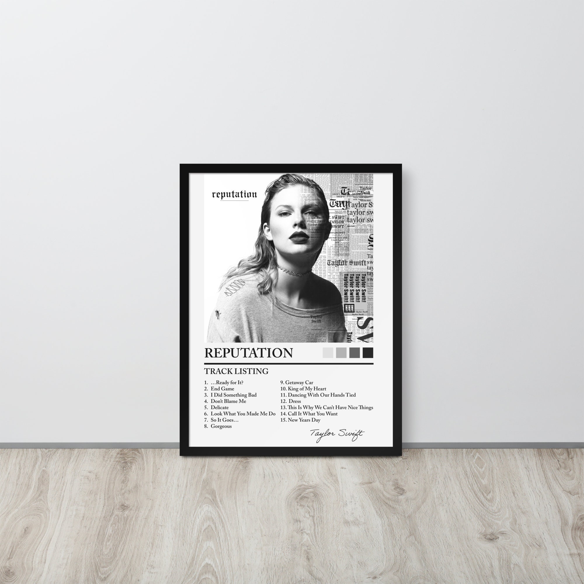 Taylor Reputation Poster, Taylor's Albums