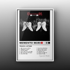 Depeche Mode Memento Mori Cartel, Música, Arte de pared de moda *DESCARGA DIGITAL*