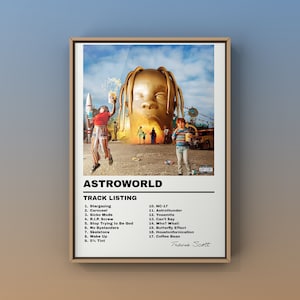 Travis Scott Astroworld Poster, Music, Trendy Wall Art *DIGITAL DOWNLOAD*