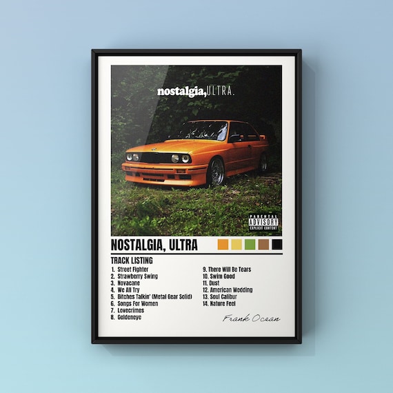 Frank Ocean Nostalgia,ultra Poster, Music, Trendy Wall Art