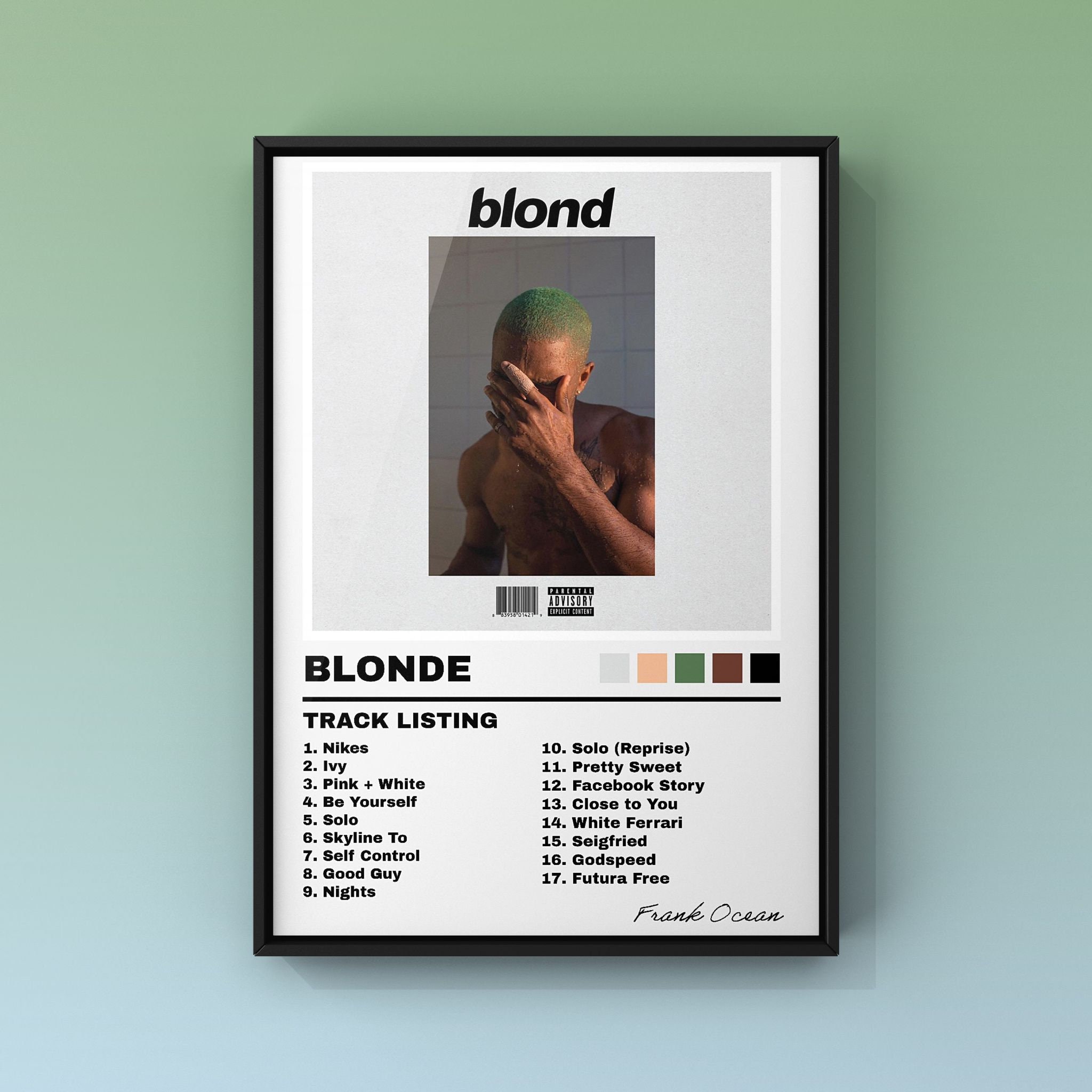 SET OF 3: Frank Ocean Nostalgia,ultra/blond (blonde)/channel
