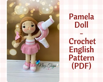 Amigurumi dolls, Amigurumi, Crochet, Amigurumi Crochet Doll Pattern English Pdf, Crochet dolls,Crochet English Pdf Pattern,handmade doll
