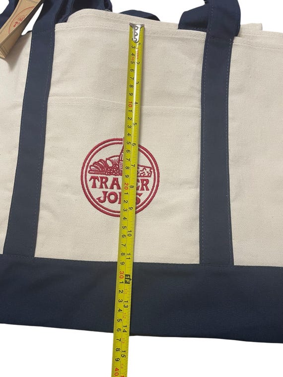 TRADER JOE’S Canvas Grocery Bag Size M New w/ tags - image 7