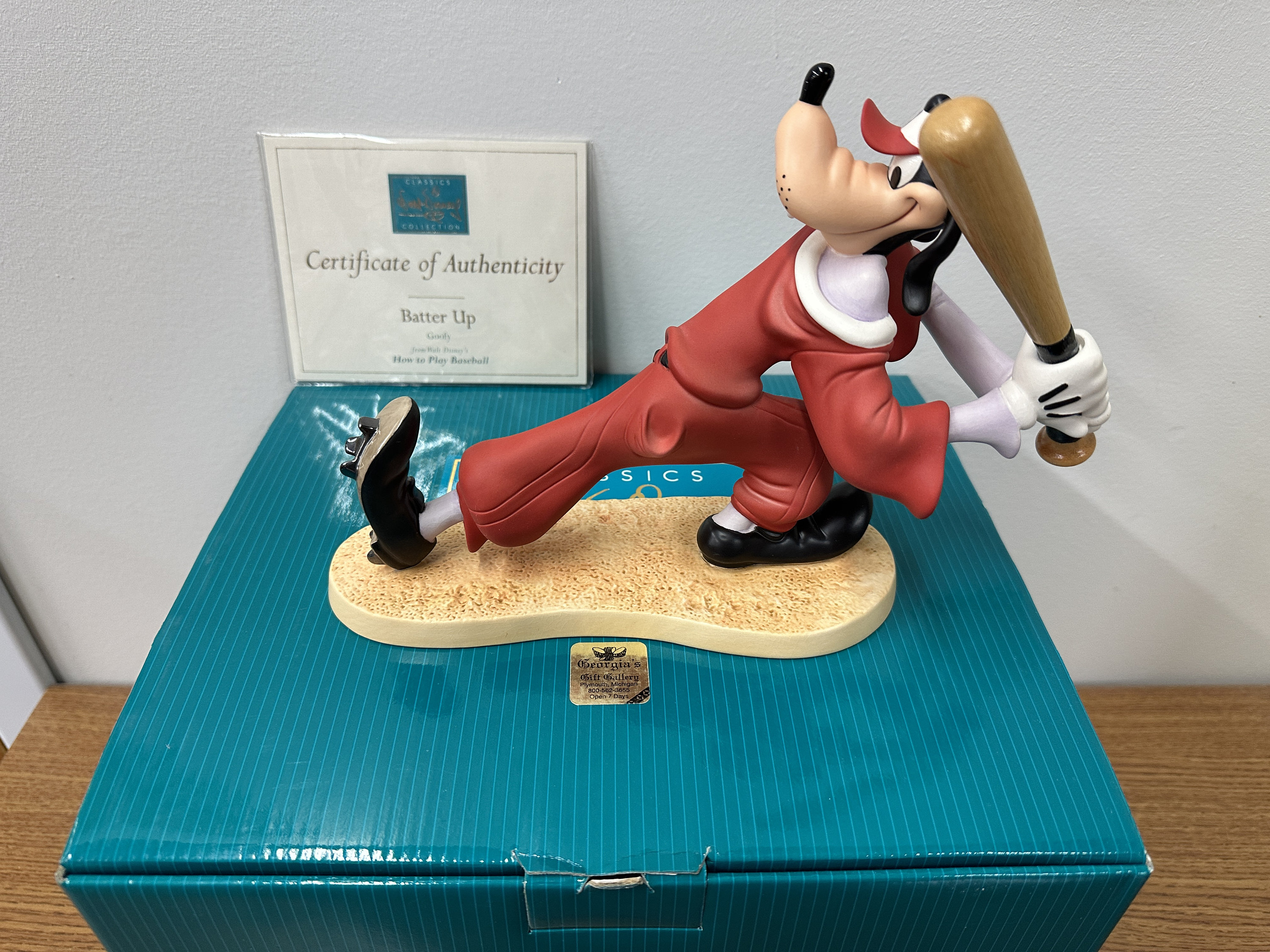 WDCC グーフィー フィギュア How to play baseball Vintage Disney