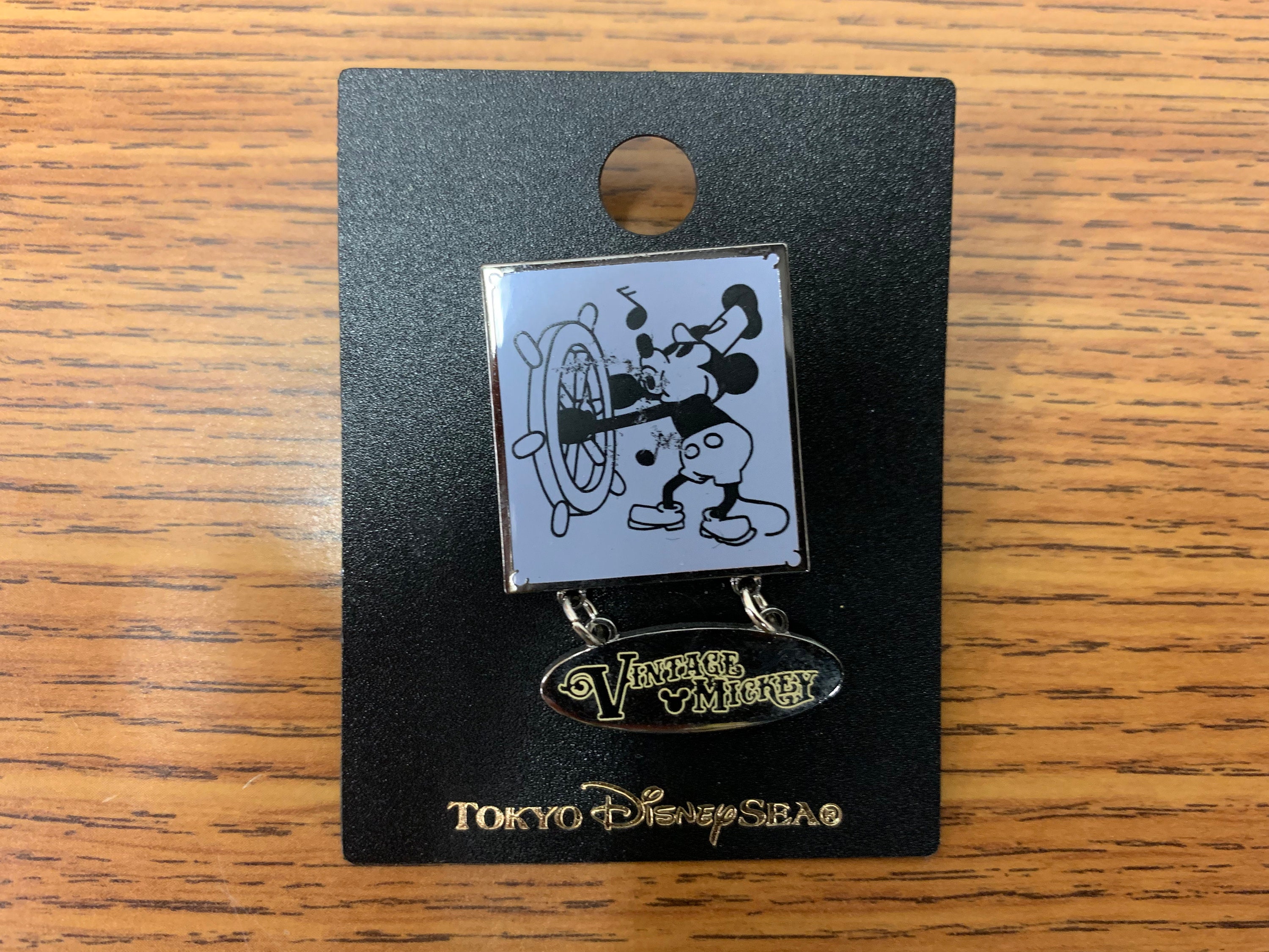 Vintage Disney Mickey Mouse Steamboat Willie Plane Crazy Pins Lot of 3