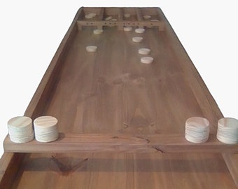 Dutch billiards wood sjoelbak jakkolo handmade craft
