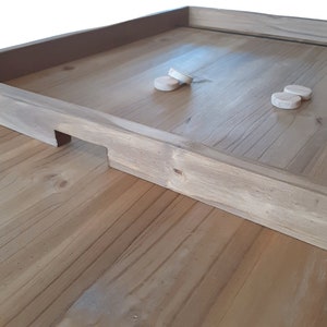 Wooden trapdoor 120 x 50 cm ideal for parties with friends and family, artisanal, handmade.
