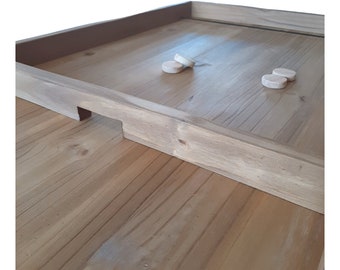Wooden trapdoor 120 x 50 cm ideal for parties with friends and family, artisanal, handmade.