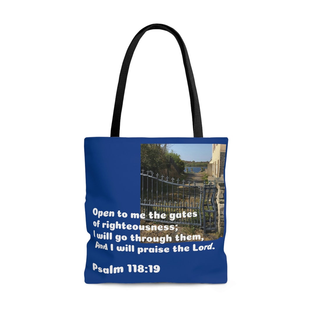 Jesus Bag Bible Verse Gift Church Mom Student Tote Bag Etsy
