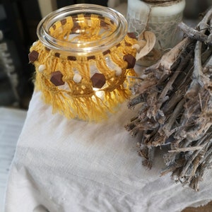 Macrame lantern