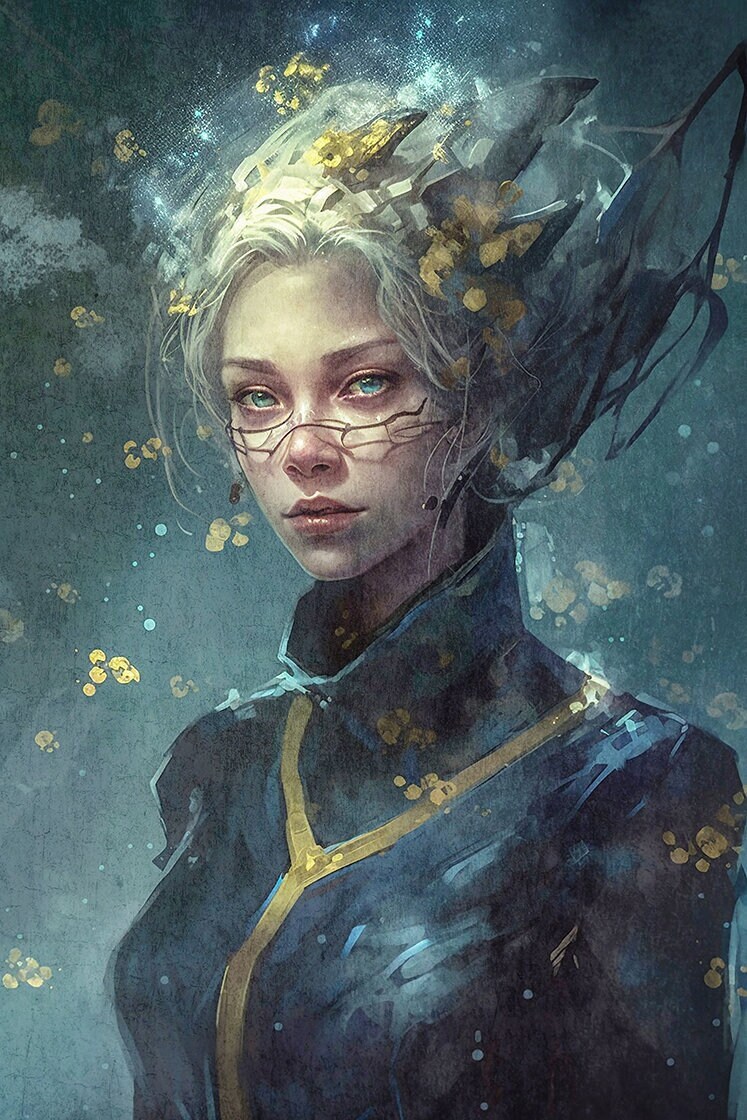 Cyber Punk Gothic Fantasy Queen Wallpapers Etsy