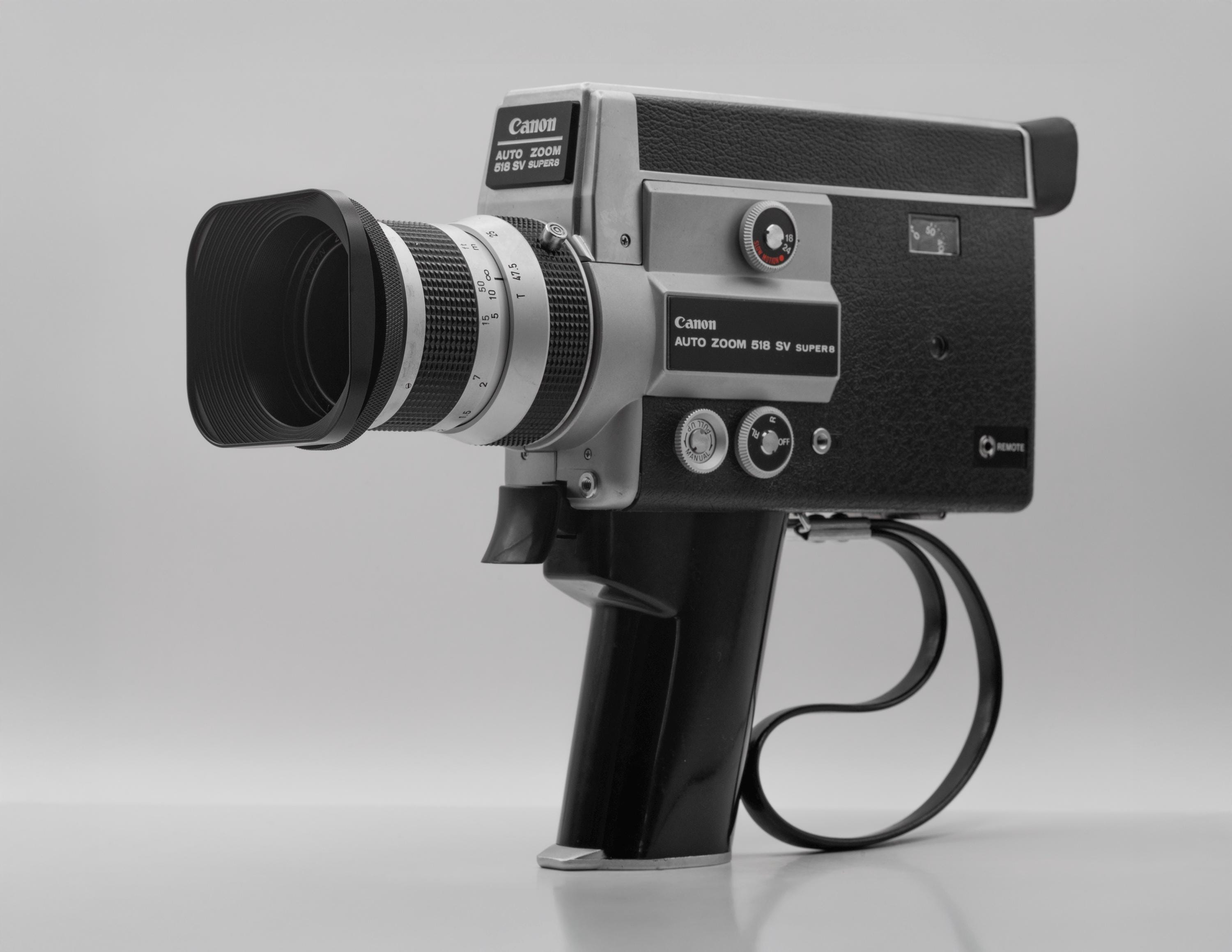 Canon 518 SV Super 8 Camera + Case Restored - Tested and