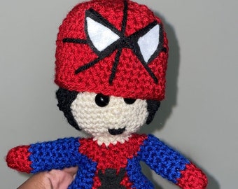 Superhero with Removable Mask and Custom Face