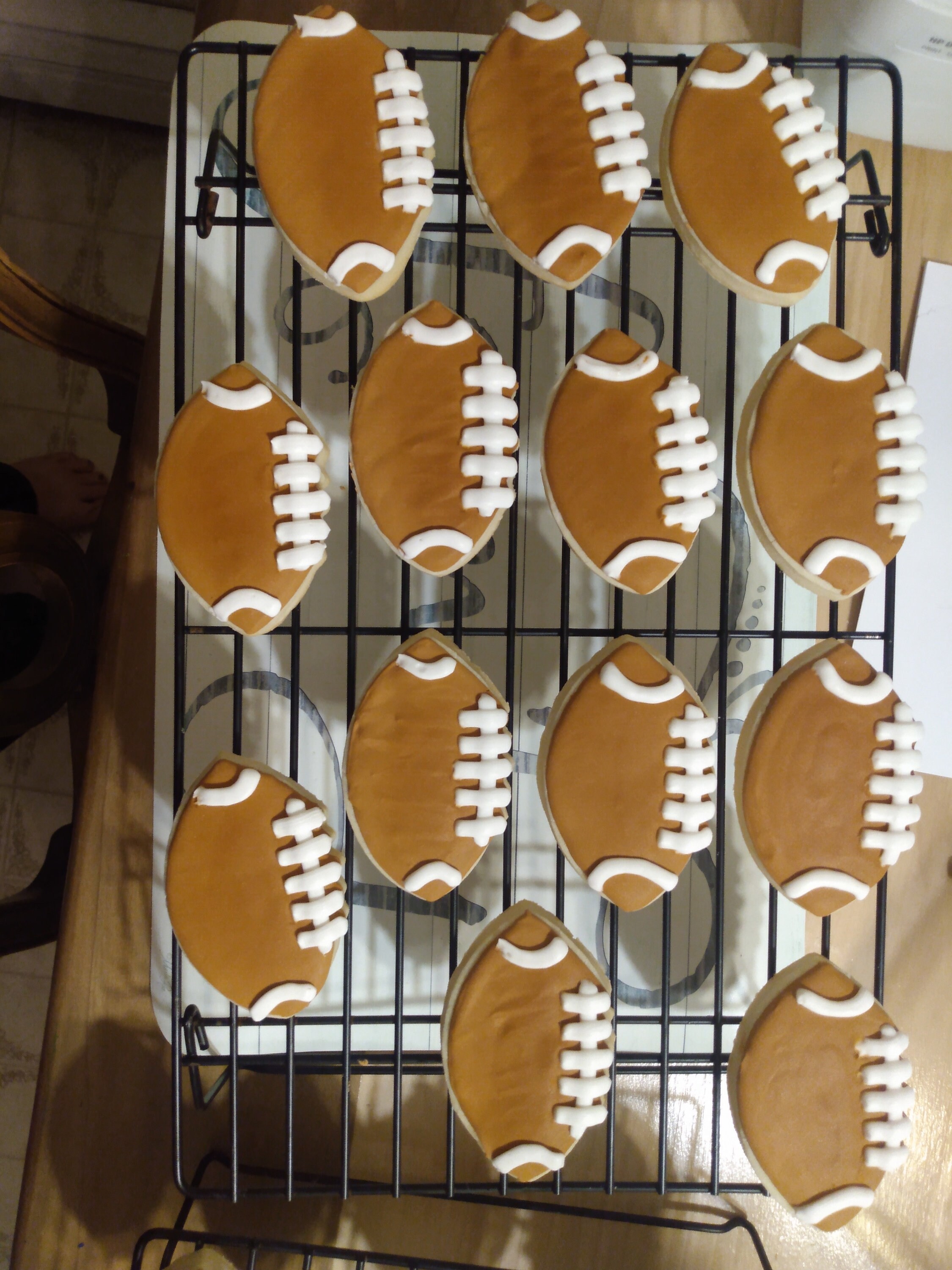 Football Sugar Cookies - Etsy