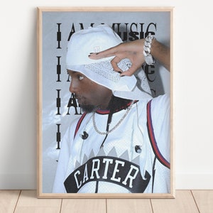 Playboi Carti Poster I Playboi Carti I AM MUSIC Album Poster Wall Art I Playboi Carti Whole Lotta Red Poster I Wall Art I Digital Print