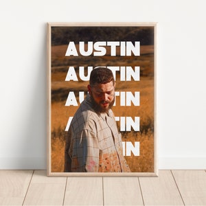 Post Malone Austin Album Poster I Post Malone Poster I Post Malone Twelve Carat Toothache Poster I Poster Print Wall Art I DIGITAL PRINT