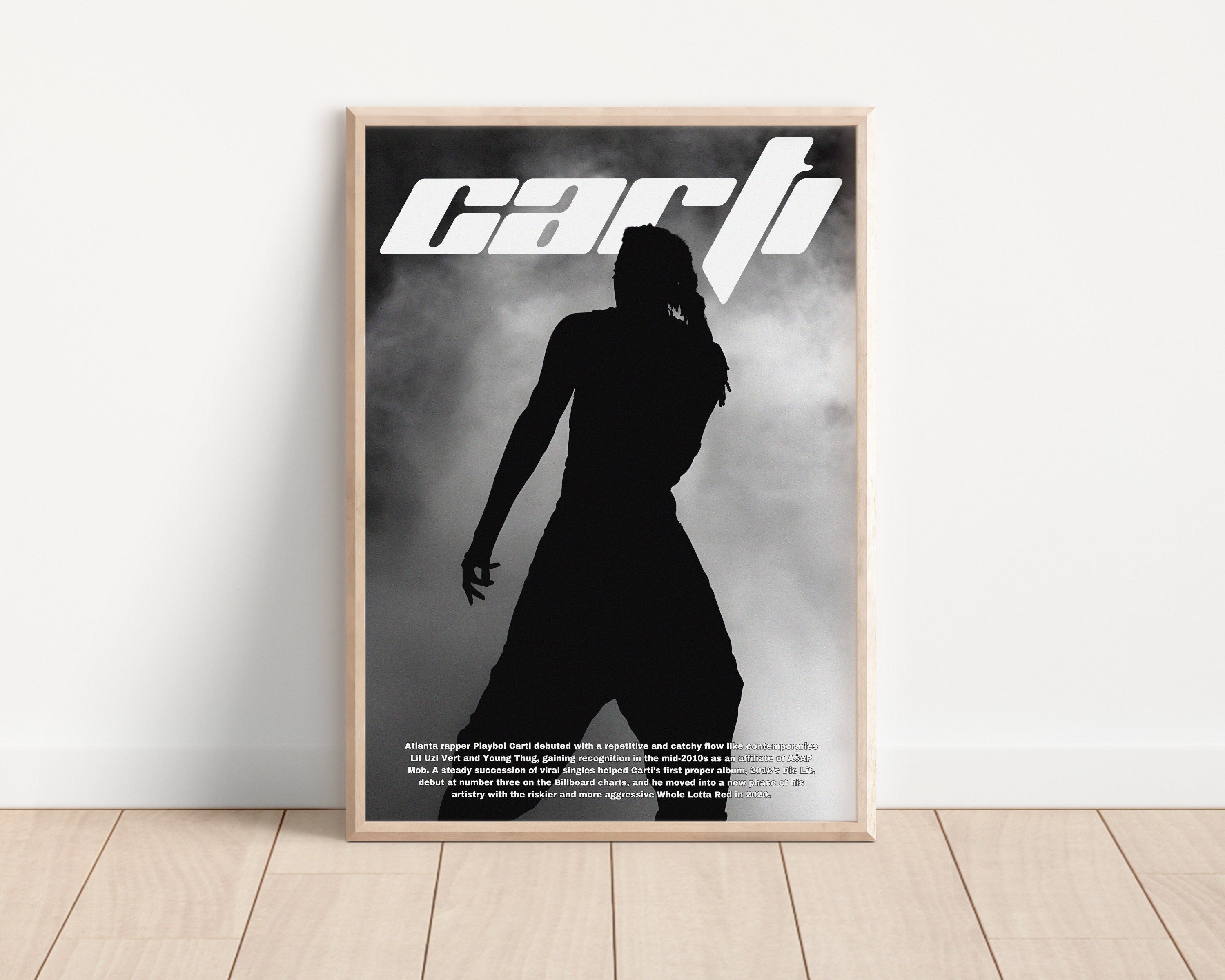 Playboi Carti Poster I Playboi Carti Whole Lotta Red Album Poster I Playboi Carti Die Lit Album Poster I Print Wall Art I DIGITALE PRINT