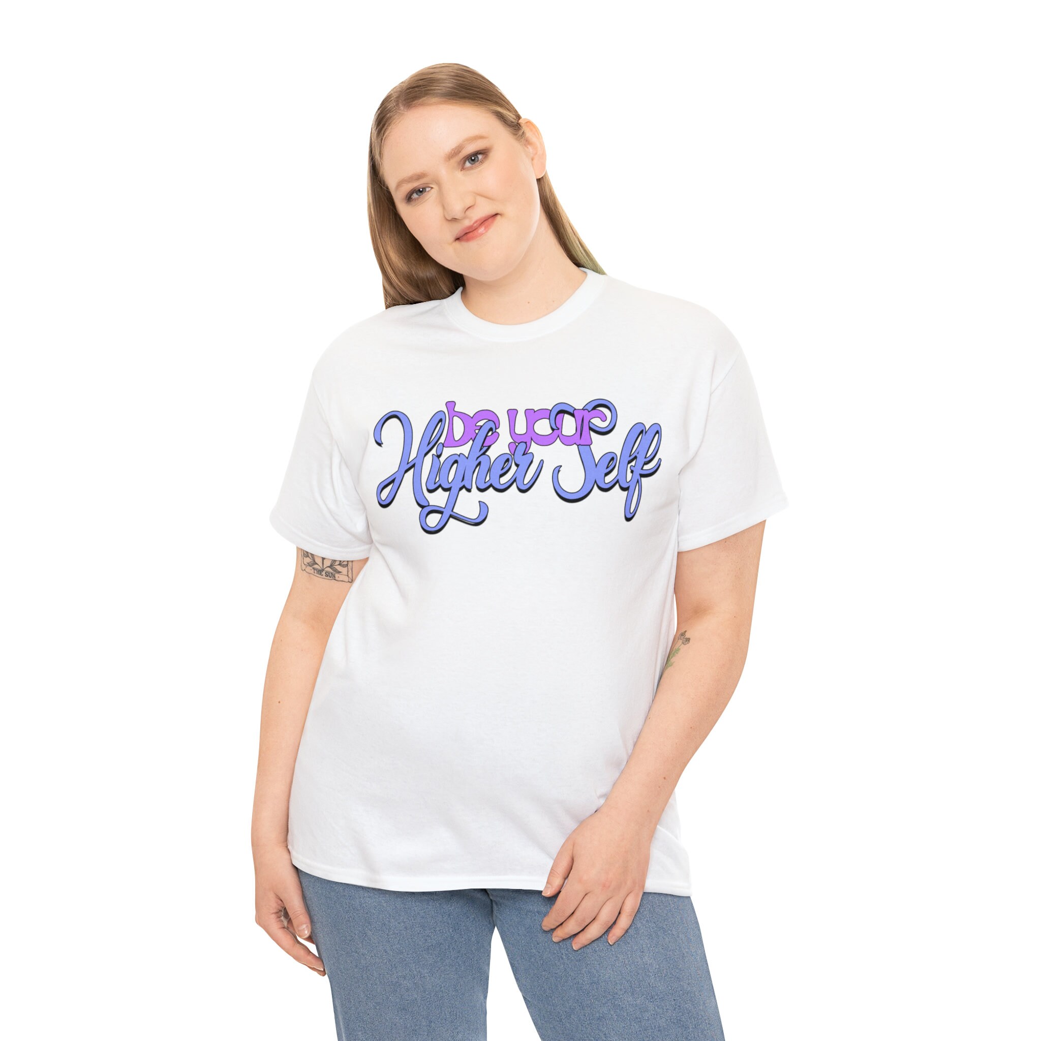 【IFYOUWANT】HIGHEST SELF T-shirt Be Your Highest Self T-shirt |positive Energy T-shirt