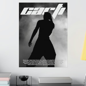 Playboi Carti Poster I Playboi Carti Whole Lotta Red Album Tapete I Playboi Carti Die Lit Album Poster | Poster I Matte Vertikale Poster