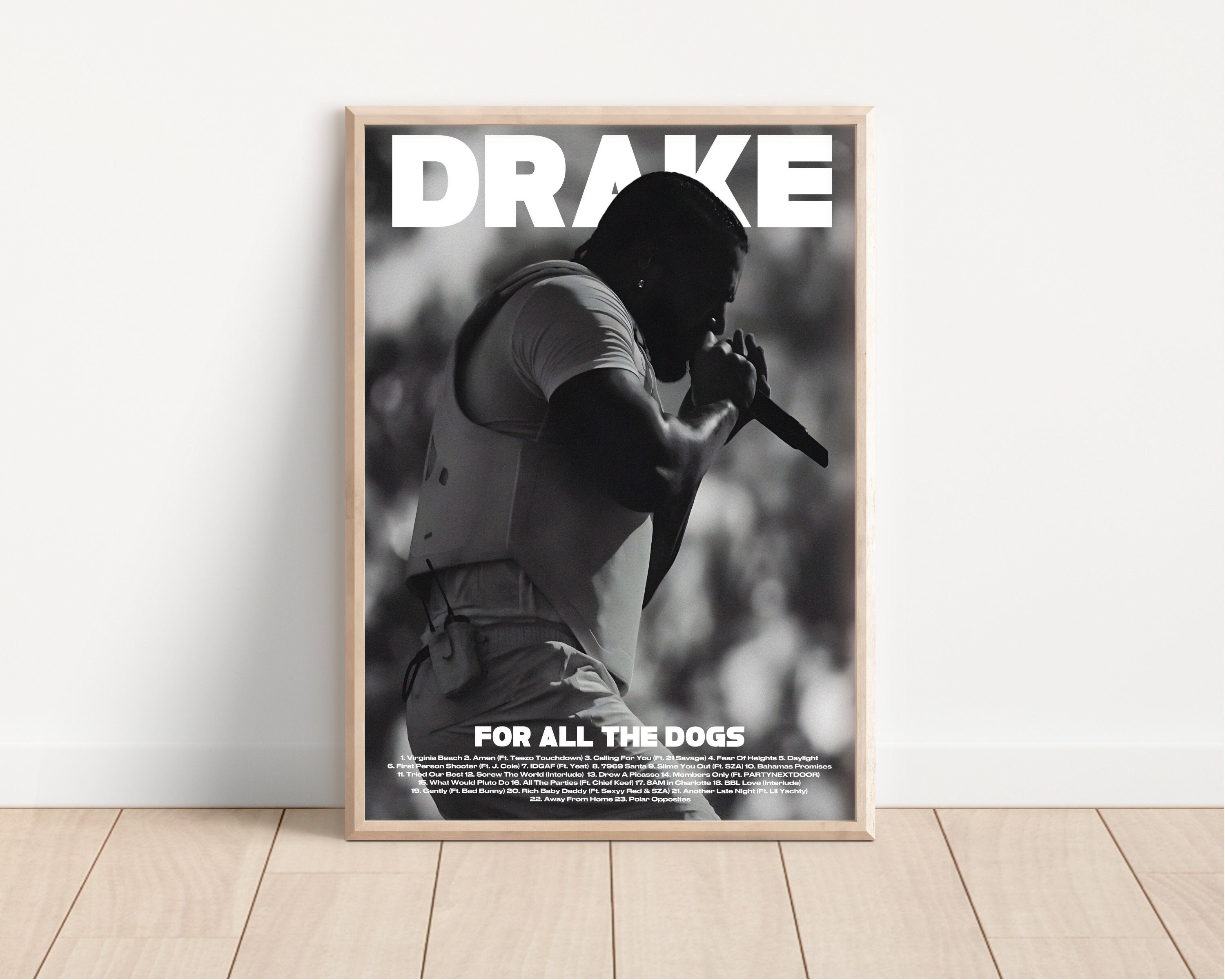 Drake for All the Dogs Album Poster | Drake Her Loss Album
