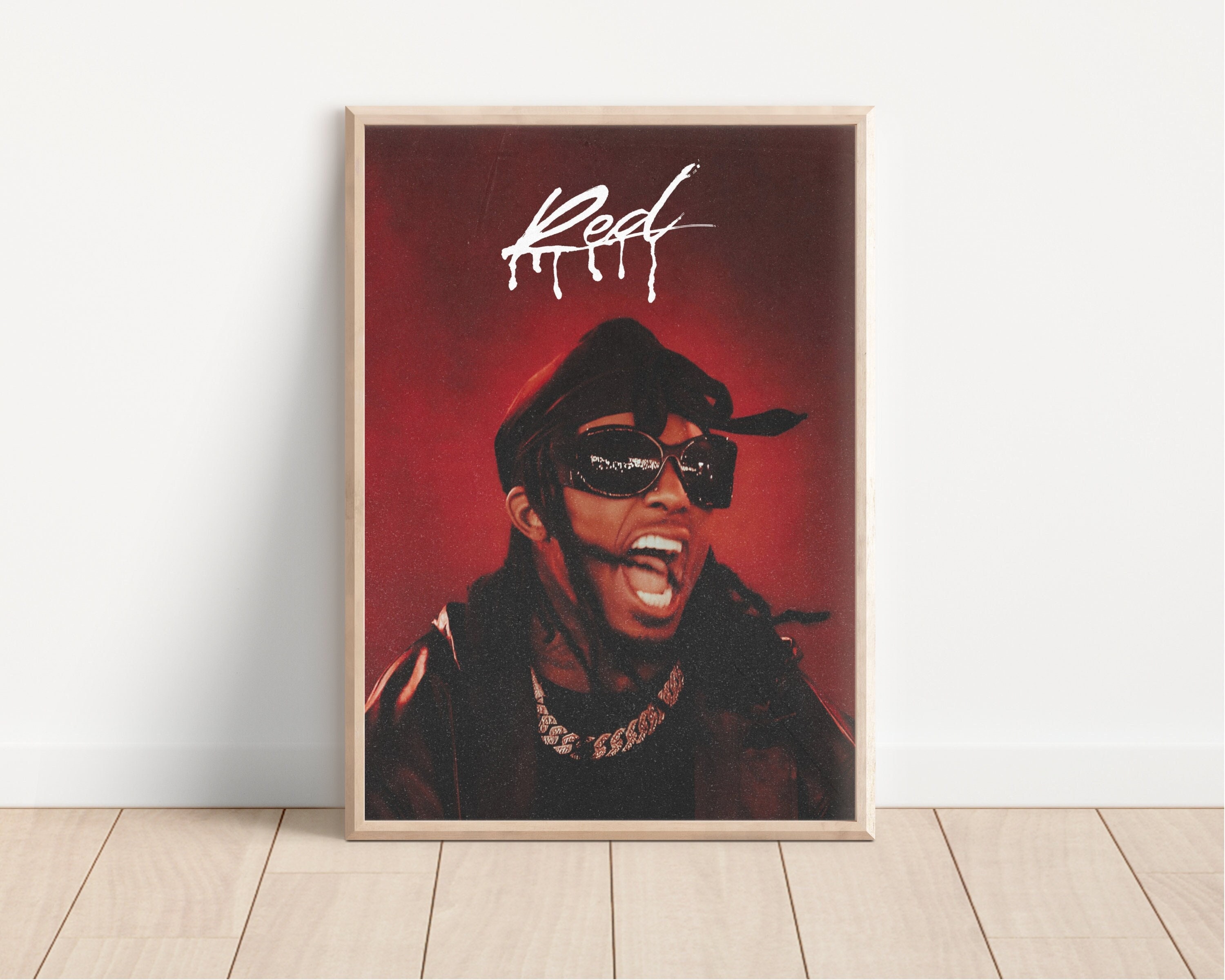  LHTX Playboi Carti Posters - Whole Lotta Red,Anime Girls Office  For Men Master Bedroom, 16''x24'': Posters & Prints
