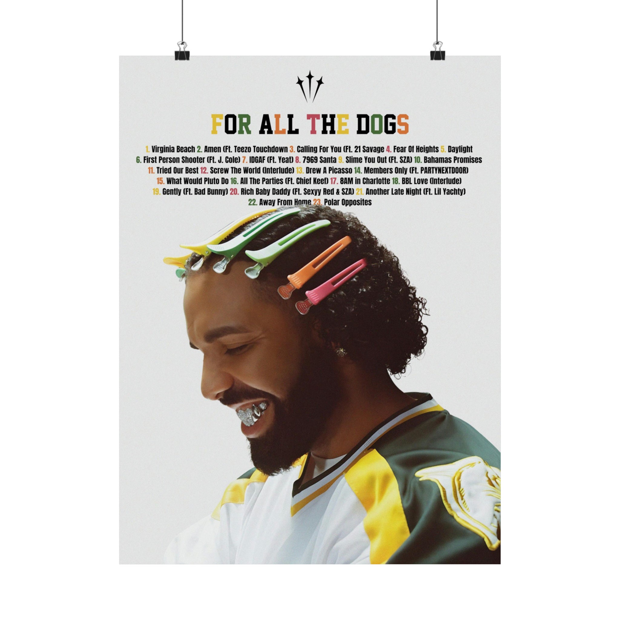 Drake Poster I Drake for All the Dogs Album Wallpaper I