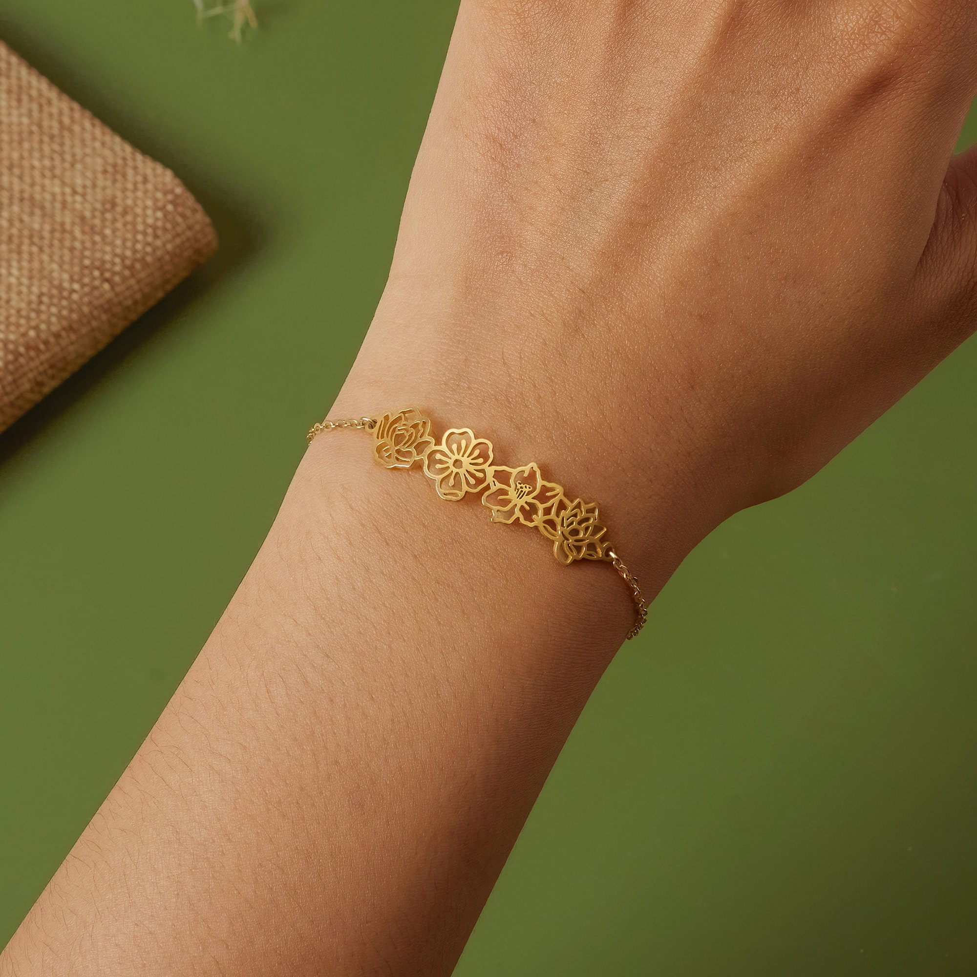 Bracciale Donna In Argento 925 Con Ciondolo Rosa – Gioiello Ipoallergenico, Catena Regolabile 22,9+5,6 Cm, In Confezione Regalo