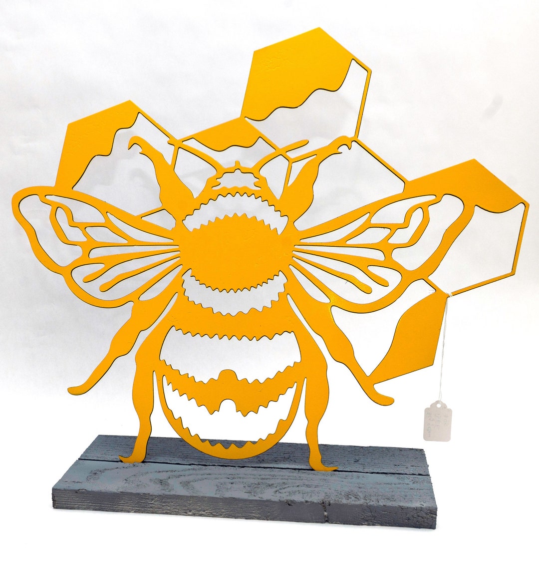 HONEY BEE METAL Art Wall Decor Etsy