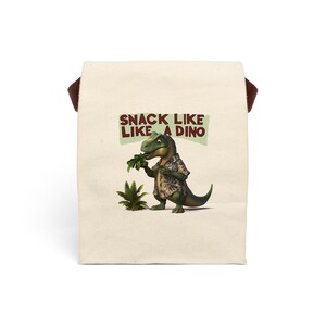 Lunch Bag. Reusable Dinosaur-Themed Lunch Bag for Kids, Fun Snack Carrier, Eco-Friendly Lunch Tote