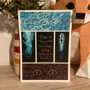 ILLUSTRATION - Lyrics Card - Bring Me The Horizon : Can You Feel My Heart
