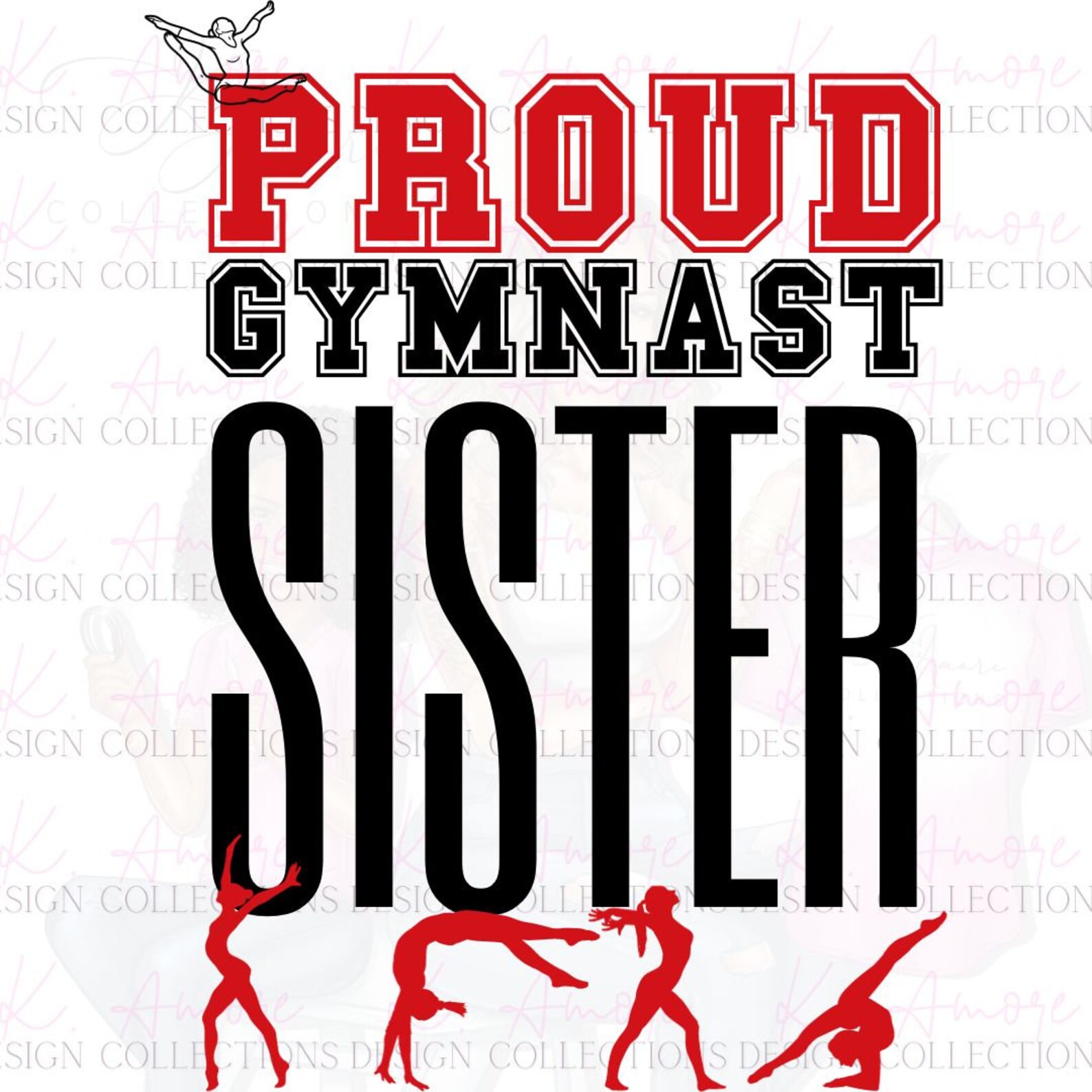 Proud Gymnastics Brother T-Shirt (Female Gymnasts)