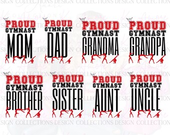 Proud Gymnast Family BUNDLE