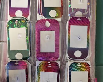 Pieles Vocera metálicas holográficas