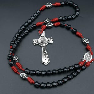 Indestructible Memento Mori Rosary  - Handmade