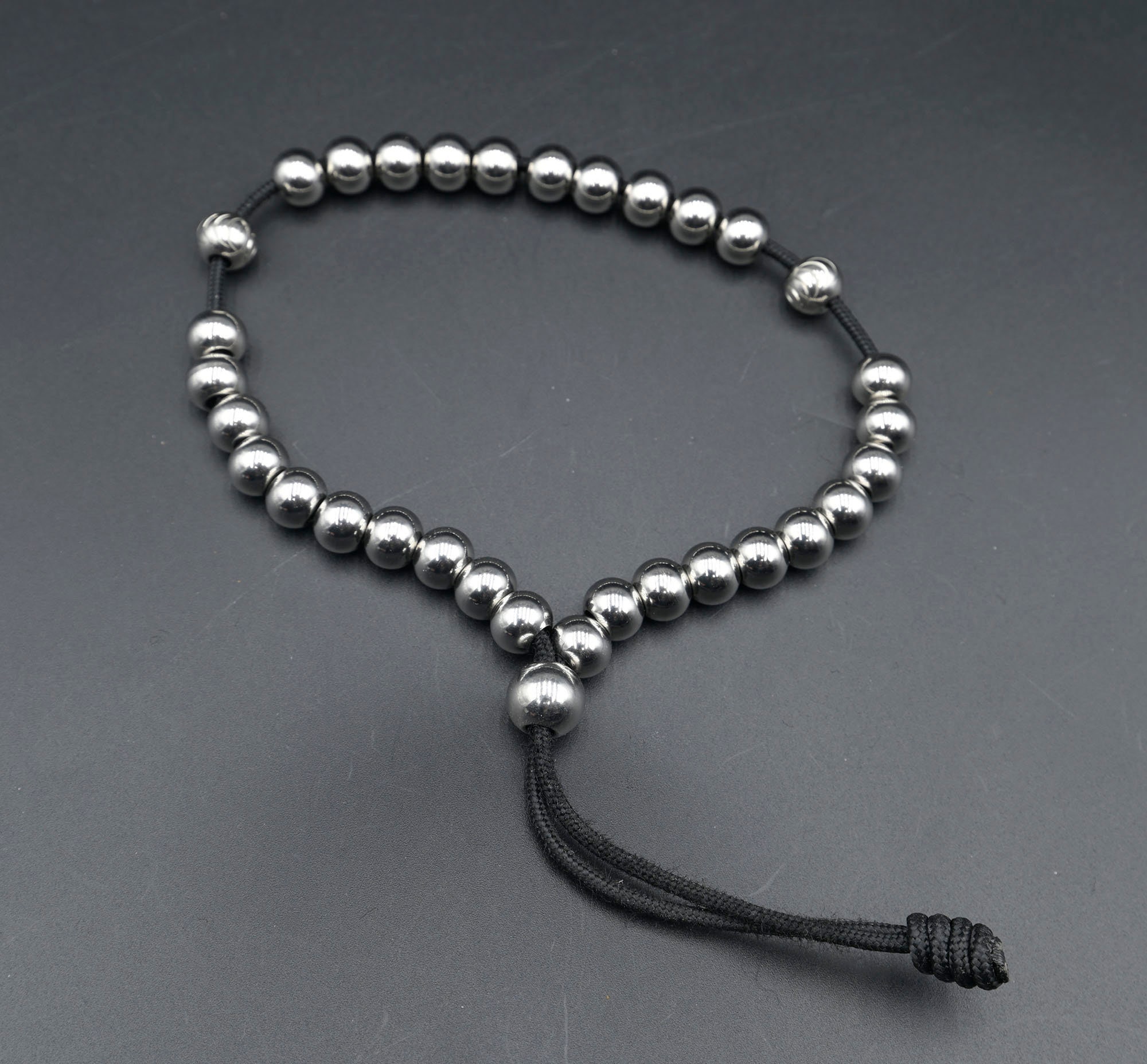 Indestructible Stainless Steel Rosary - Begleri Worry Beads - 3