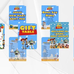 Toy Story Baby Shower Bundle - Toy Story Value Pack - It's A Boy Story Baby Shower Bundle - Instant Digital Download
