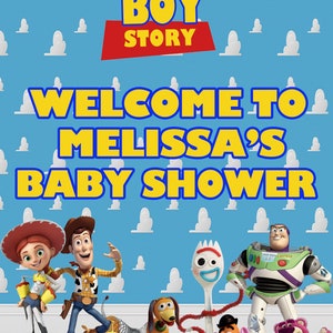 Baby Shower Welcome Sign - Toy Story Baby Shower - Toy Story Welcome Sign - Custom Welcome Sign - Baby Shower - Digital Download