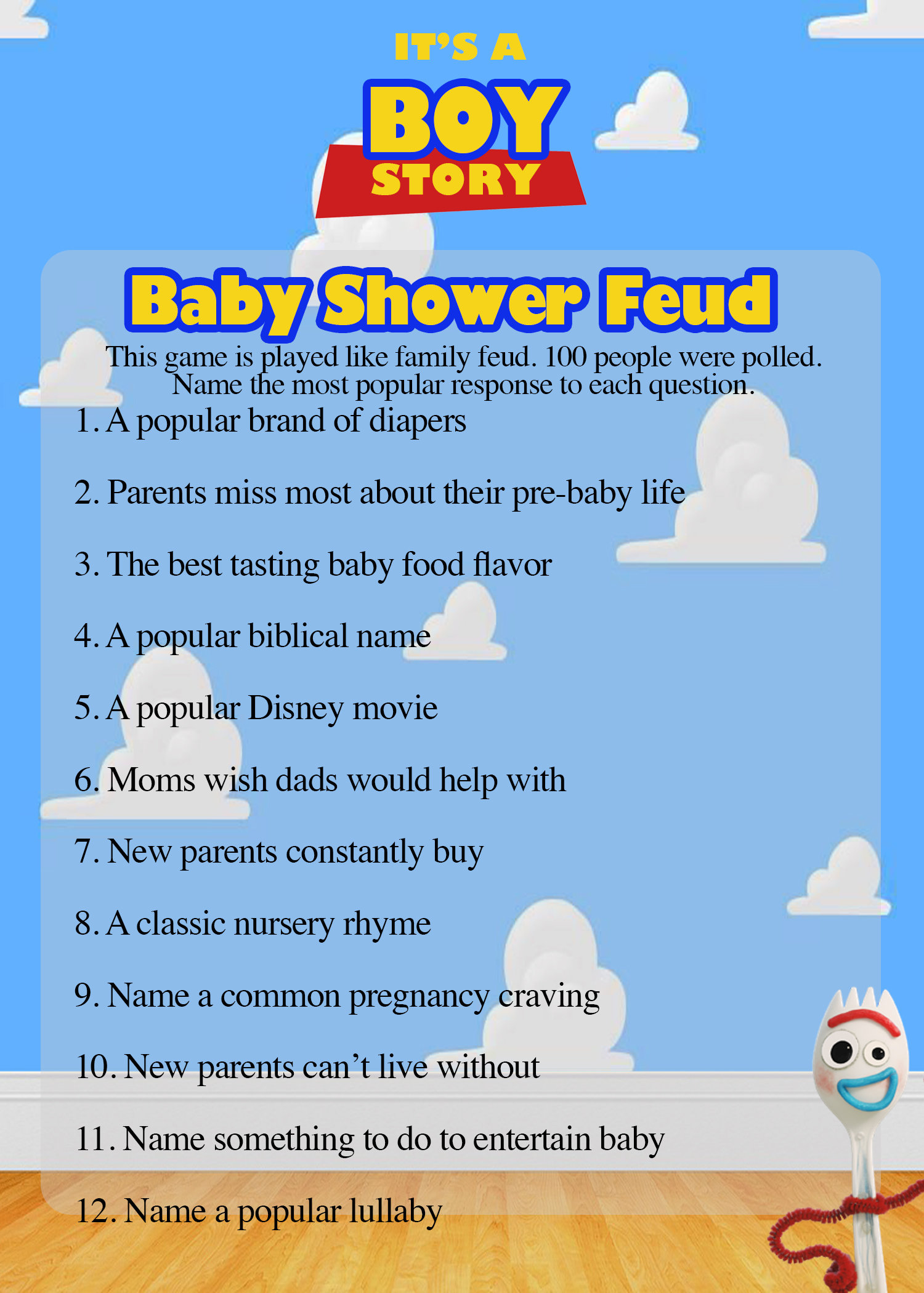 Moon Bear Boy Baby Shower Games, Bingo, Find The Guest, The Price Is Right,  Who Knows Mommy Best, 25 games each - Walmart.com, image size:1500x2100