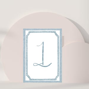 Elegant Hand Painted Wedding Table Numbers, Wedding Reception Table Decor, Custom Reception Number Cards, Bespoke Wedding Stationery Signage