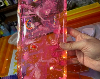 Vassoio portaoggetti in resina