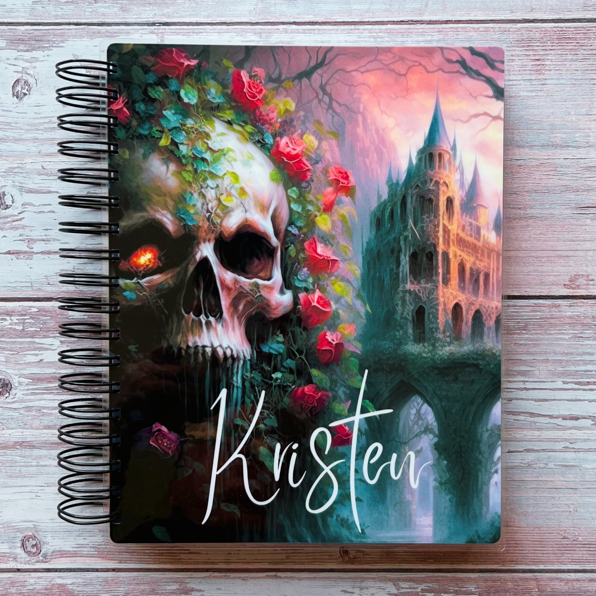 Custom weekly planner gothic garden choose your start month 12 month