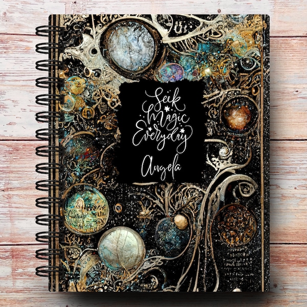 Custom Weekly Planner | Seek Magic  | Choose Your Start Month | 12 Month Calendars | Monthly Goals | Monthly Bill Trackers | Top Priorities