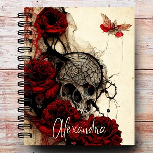 Custom Weekly Planner | Edgy Goth | Choose Your Start Month | 12 Month Calendars | Monthly Goals | Bill Trackers | Top Priorities