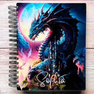Custom Weekly Planner | Dragon Castle  | Choose Your Start Month | 12 Month Calendars | Monthly Goals | Monthly Bill Tracker