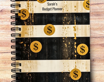 Black & Gold Budget Planner | Custom Finance Tracker