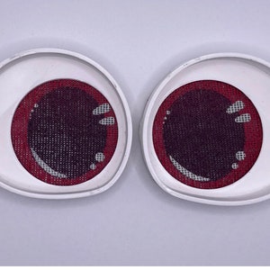 MFC Fursuit eyes eyeblanks waterproof printed mesh ready to install furry mask 3D eyes follow me eyes MFC